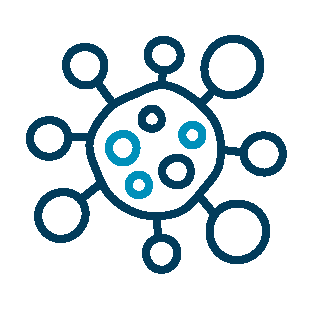Cartoon illustration of a mold spore