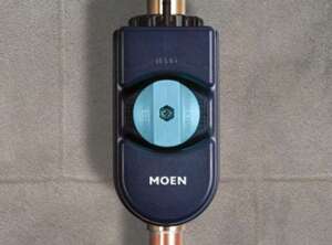 Installing a Moen Flo automatic water turnoff device can help stop freeze-flooding before it starts