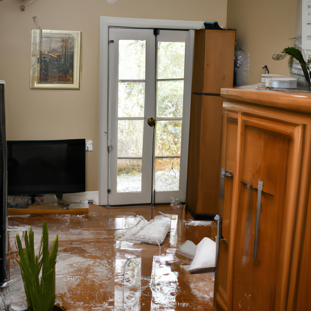 Home affected by freeze flooding in late spring