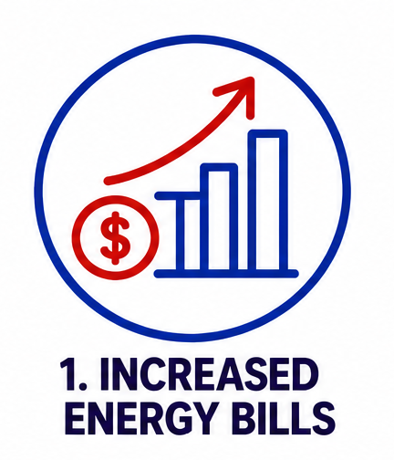 Increased Energy Bills are one sign that it's time to replace your gas or electric furnace